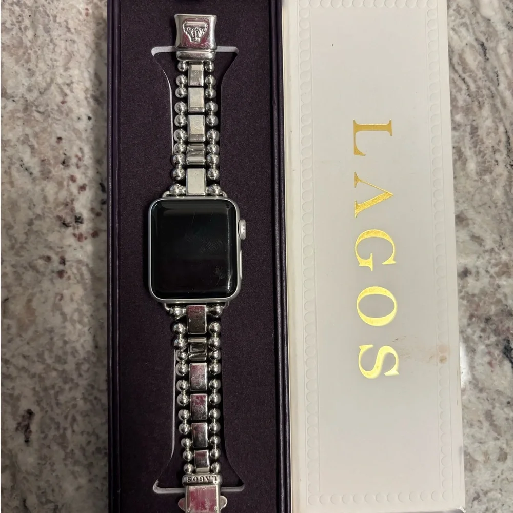 LAGOS Smart Caviar Silver Watch Bracelet